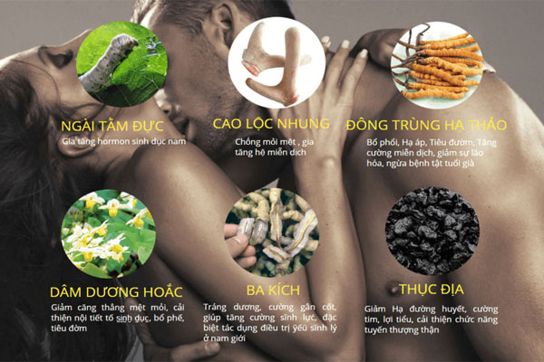 Thành phần chủ yếu được bào chế từ các dược liệu tự nhiên, lành tính