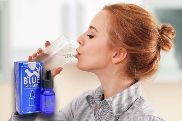 Chỉ nên sử dụng thuốc kích dục Blue Wizard với nước lọc để mang lại hiệu quả tốt nhất