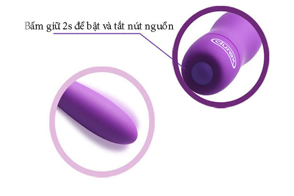 Trứng rung Mini Durex Benny với 1 nút bấm đơn giản dễ thao tác Trứng rung Mini Durex Benny với 1 nút bấm đơn giản dễ thao tác