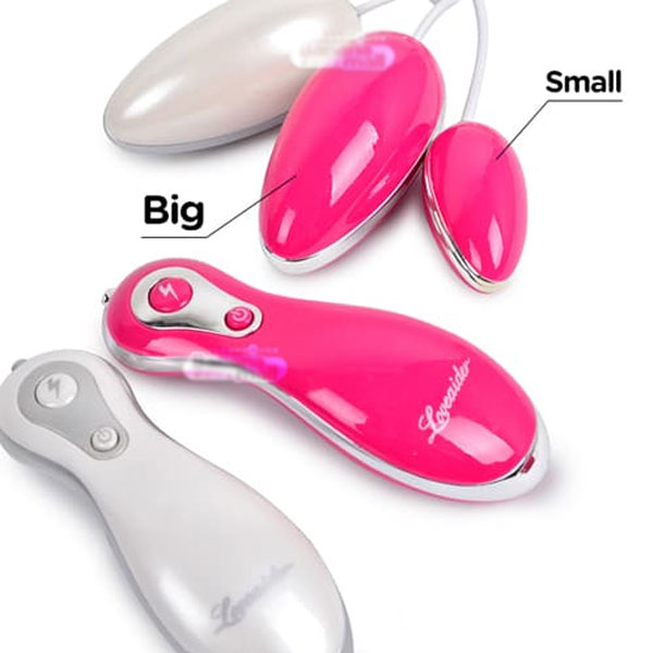 Sản phẩm với 2 quả trứng rung có kích thước khác nhau dễ dàng tác động mọi ví trí Sản phẩm với 2 quả trứng rung có kích thước khác nhau dễ dàng tác động mọi ví trí